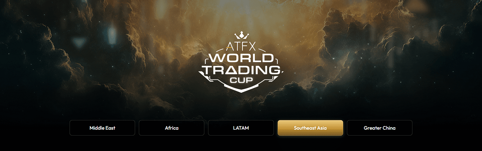 ATFX World Trading Cup regions with Southeast Asia highlighted